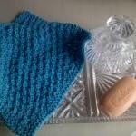Turquoise Cotton Wash/Dish ..